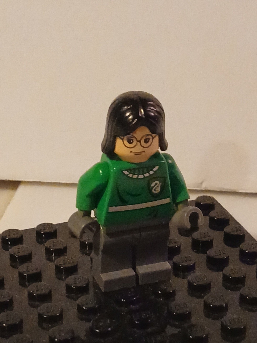 Green Harry Potter Slytherin Mini Figure Lego Desk Accent - Home Office Figurine